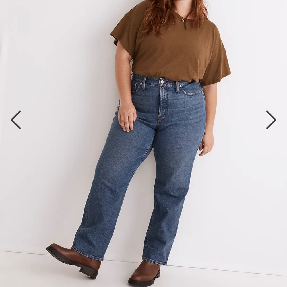 Madewell Curvy Perfect Vintage Straight Jean